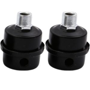 2Pcs Air Compressor Intake Sound Muffler Replacement Repair Noise Muffler for Generators Blowers Exhaust Ports