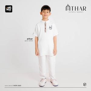 SET KOKO ANAK ️Laki Laki Set Athar Anak 3-12 TH - Gamis Anak - Koko Anak - Baju Koko Anak - KOKO ATHAR Baju Muslim Baju Lebaran Katun Cowok Setelan AMMARKIDS