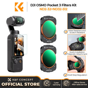 K&F CONCEPT DJI OSMO Pocket 3 Sports Camera ND Filter(ND2-32+ND32-512)