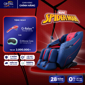 [PHIÊN BẢN GIỚI HẠN] Ghế Massage GINTELL Spider-Man | 2 năm bảo hành chính hãng