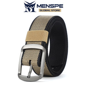 MENSPE Men Belt Outdoor Nylon Belt Double-sided Belt Nylon Waistband Youth Sports Canvas Pant Belt Simple Nice Waistband Nylon High Strength Adjustable Sports Belt