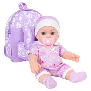 Realistic Baby Doll Reborns Toy With Fashion Jumpsuit And Flower Pattern Backpack Great Grandma Parenting Game Toy Dolls