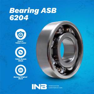 Laker Bearing 6204 ASB Bearing Beat ESP Fi Vario 125 150 Scoopy INB Original ASB