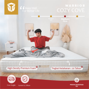 Warrior Cozy Cove Kasur Busa Original 20cm Ukuran 120x200 | Free Bantal | Mattress in Box