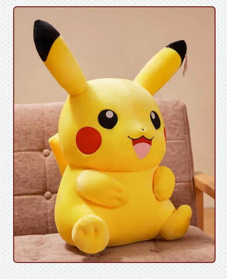 Cute Pikachu Plush Doll Anime Pokemon Kawaii Large Stuffed Toys Soft Plush  High Quality Fill Christmas Gifts For Girl Boy - Main Image
