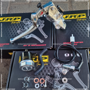 MASTER REM JRP TIPE ASTRADO PISTON 17MM SET KANAN TABUNG + KIRI TABUNG KANAN KIRI JRP RACING ORIGINAL FULL CNC BEAT MIO VARIO SCOOPY NMAX AEROX XMAX PCX NINJA R15 R25 CBR 150 250 FIZR SATRIA JUPITER RX KING