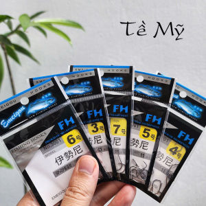 [Vỉ 11 Chiếc ] Lưỡi Câu Cá Tề Mỹ Vỉ Lưỡi Câu Cá Siêu Bén Lưỡi Câu Đài PK50