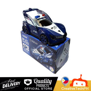 POLICE CAR/BUMP AND GO/ROTATE/OPEN DOOR