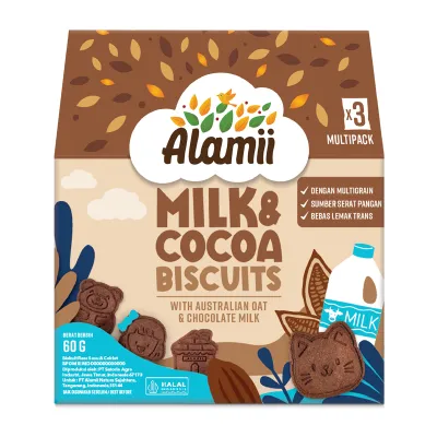 Alamii Multi Grain Biscuits - Milk & Cocoa