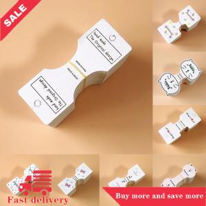 [COD] 50PCS White Folding paperboard adult childrens hair clip paperboard hair rope card hair ornament headdress packaging material