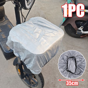 Electric Bike Basket Cover Waterproof Cover Bicycle Front Basket Sun Rain Protection Cover Electric Bike Basket Accessories