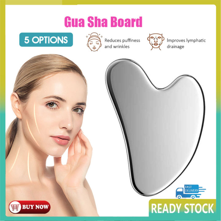 Gua Sha Board Stainless Steel Gua Sha Scraper Face Massager Face