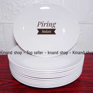 3 PCS PIRING MELAMIN BULAN PIRING PASTA CANTIK  9INCH MELAMIN SNI TEBAL GRATIS BUBBLE WRAP