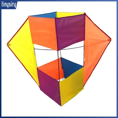 Flexible Frame Kite Beginner-friendly Kite 3d Colorful Grid Flying Kite for Kids Adults – Easy to Fly Heavy Duty Outdoor Toy for Beach Park Lawn – Beginner-friendly Family Fun for Toddlers Boys