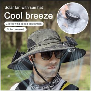 Sunglasses Breathable Casual Cap Cool and Comfortable Fishing Lightweight Plastic Fan Speed Adjustable