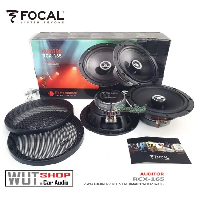 FOCAL 2-way Coaxial kit ลำโพงแกนร่วม 2ทาง ขนาด 6.5นิ้ว 120Watts. FOCAL รุ่น RCX-165 = 1คู่