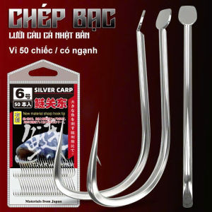 LƯỠI CÂU CHÉP RÔ VỈ 50 CHIẾC LƯỠI SIÊU SẮC CỨNG KHÔNG OẢI ĐÓNG HỎI RA