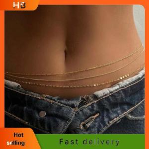 HB Waist Chain For Women Waterproof 1 2 3 Layers Belly Chains Beach Bikini Waist Body Chain Jewelry Elegance Versatile Acessories