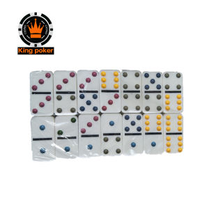 Bộ cờ giải trí Domino trắng ngà cao cấp kèm hộp thiếc