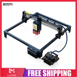 SCULPFUN S30 PRO MAX Laser Engraver with Automatic Air-assist System 20W Engraving Machine with Replaceable Lens Eye Protection Shield 410x400mm Engraving Area for Engraving and Carving Balsa Wood 304 Stainless Steel Aluminum Oxide Acrylic Cardboard