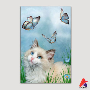 HIASAN DINDING KUCING (20X30) WALL DECOR PAJANGAN POSTER DINDING GAMBAR KUCING
