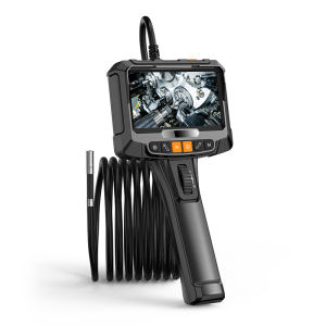 Thiết bị camera soi khe hẹp cao cấp Terino HDS10 (Dây 2 mét xoay 360 độ màn hình 5.0 inch IPS đường kính đầu dò 6.2mm Camera nội soi công nghiệp) - Hàng chính hãng
