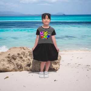 Dress Anak Perempuan SPRUNKI Untuk Usia 1-8 Thn Daster Anak Motif Terbaru