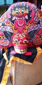 Mainan Anak Laki Laki Barongan Devil Anak2 Kediri Barongan Caplokan spon dengan kain Barongan spon anak masa Promo Barongan anak Murah Kayu Devil Anak2 Devil SD SMP - Barongan Pecut Barongan Anak2 umur 10 Pecut Bopo Entul Barongan Jumantoro Sakral Warga