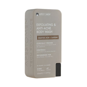 Sữa tắm ngăn mụn Apestomen Exfoliating & Anti-Acne Body Wash 350ml - loại bỏ tế bào chết và ngăn ngừa mụn trứng cá hình thành. Axit Salicylic trong sữa tắm Apestomen giúp làm làm dịu các nốt mụn đỏ và ngăn ngừa mụn lan rộng