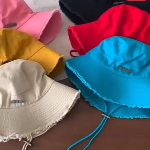 2026 Summer New Womens Vacation Leisure Fishermans Hat Outdoor Sunscreen and Sunshade Hat