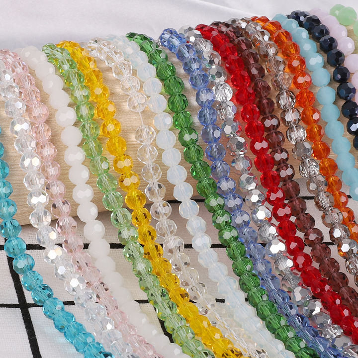 4mm 98pcs Glass Crystal Faceted Ball Beads Czech Loose Spacer