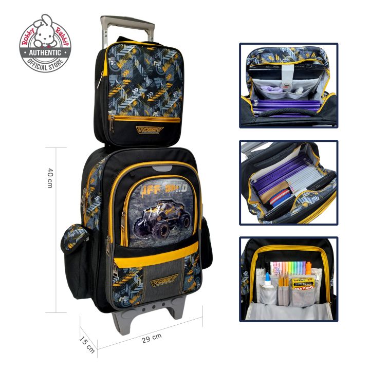 Robby%20Rabbit%20Off%20Road%20Soft%20Trolley%2016-Inch%20(Yellow,%20Black,%20Truck)%20-%20Image%203