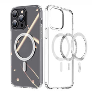 [Authentic] Dux Ducis Clin Magnet Wireless Series Crystal Clear Transparent Case For Apple iPhone 15 Pro/ 15 Pro Max