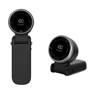 Jinbennu Portable Handheld Turbo Fan Personal Hand Fan 100 Gear Wind Desktop Fan Rechargeable Foldable Cooling Fan for Home Office