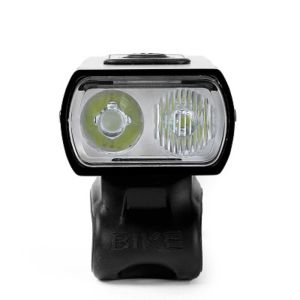 Bicycle light Aluminum alloy T6 power display highlighting near far-light bicycle charging front dual light mountain bike warning light
