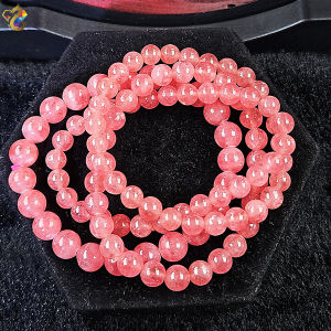 Collection Grade / Collection Ceiling Grade Rare Argentina Icy Rhodochrosite Bracelet
