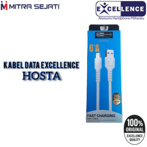 EXCELLENCE Kabel Data Hosta Lightning 4A/Micro 3A/Type-C 6A Original High Quality