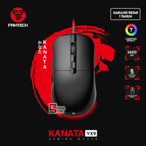 Fantech THOR X9 Gaming Mouse Macro Original RGB 7D Programmable 4800 Dpi PB & KANATA VX9 600 DPI 7 Lighting Effect