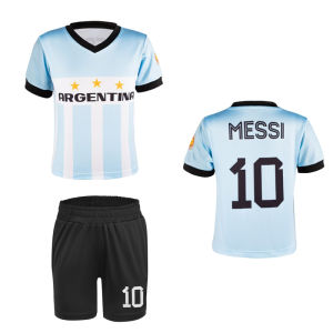 High Quality Kids Soccer Jerseys Boys Ronaldo Football Practice Outfits Youth Training Uniforms Girls Athletic T-Shirts 2-14Y