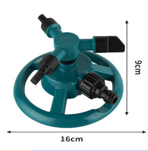 สปริงเกอร์รดน้ำ สปริงเกอร์ สปริงเกอร์รดน้ำรอบทิศ 360 องศา/รดน้ำต้นไม้/2 หัวสำหรับใส่สายยาง