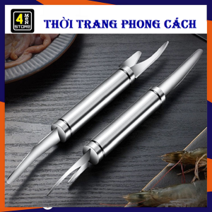 Dụng Cụ Lấy Ruột Khổ Qua  Rau Củ Quả Bằng Inox Không Gỉ - Dao Cắt Lấy Hạt Trái Cây  Ớt 2in1 Đa Năng - Dụng Cụ Nhà Bếp