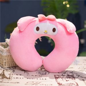 Bantal leher motif Sanrio kuromi Mymelody Kuromi Cinnamoroll U Bantal travel Pesawat Sandaran Kepala Bantal Leher Mobil terbaru