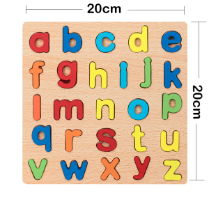 Montessori Educational Wooden Toys for Kid Toddler Children Boys Girls Alphabet Numbers Board Puzzle