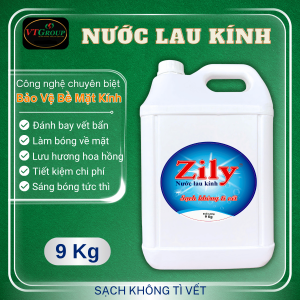 Nước Lau Kính Can 9Kg - Tặng 1 Chai Nước Rửa Chén Zily 750Gr
