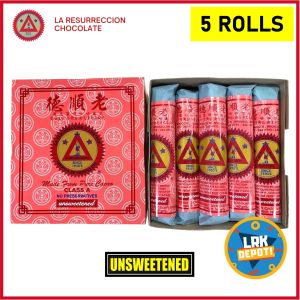 La Resurreccion & Sunteck (UNSWEETENED) Pure Cacao Tablea Hot Chocolate Tsokolate 老順德 200g - 5 rolls
