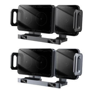 Giá treo điện thoại xe hơi cảm biến tự động thông minh hỗ trợ sạc không dây với xoay 90 ° cho điện thoại thông minh cài đặt ổn định