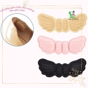 Miếng lót giày chống rộng lót giày búp bê giày cao gót cánh bướm 4D mặt gai silicon bám chân có keo dán - Life Style 4U