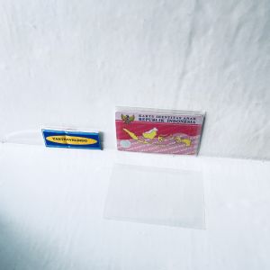 PLASTIK BENING TEBAL 40 MICRON PELINDUNG KTP BPJS SIM KARTU UKURAN 6 X 9 CM GLOSSY