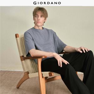 Giordano Men Seam pockets raglan sleeve waffle tee Free Shipping 18026708