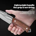 Kitchen Knife High Carbon Steel Boning Knife Handmade Forged Meat Knife Chef Knife with Sheat. 